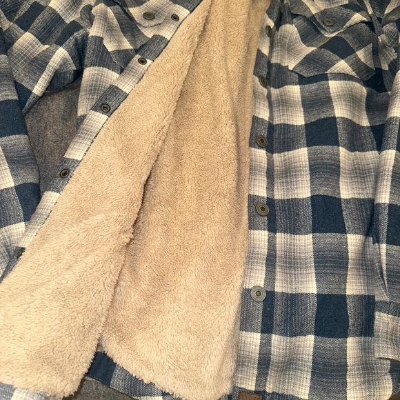 Dakota Grizzly Men's Ivan Sherpa Lined Shacket - Size Small - Picture 5 of 5